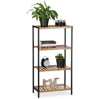 relaxdays Beistellregal braun, schwarz 50,5 x 27,0 x 97,0 cm relaxdays Beistellregal braun, schwarz 50,5 x 27,0 x 97,0 cm von RELAXDAYS