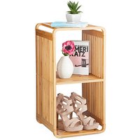 relaxdays Beistellregal braun 33,0 x 33,0 x 64,7 cm relaxdays Beistellregal braun 33,0 x 33,0 x 64,7 cm von RELAXDAYS