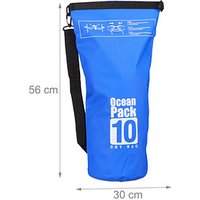 relaxdays Dry Bag Ocean Pack LKW-Plane blau 10,0 l relaxdays Dry Bag Ocean Pack LKW-Plane blau 10,0 l von RELAXDAYS