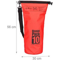 relaxdays Dry Bag Ocean Pack LKW-Plane rot 10,0 l relaxdays Dry Bag Ocean Pack LKW-Plane rot 10,0 l von RELAXDAYS
