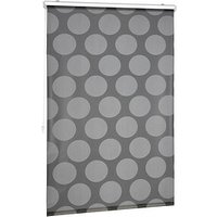 relaxdays Duschrollo schwarz, grau 100,0 x 240,0 cm von RELAXDAYS