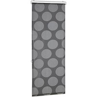 relaxdays Duschrollo schwarz, grau 60,0 x 240,0 cm von RELAXDAYS