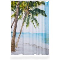 relaxdays Duschvorhang Strand mit Palmen 180,0 x 180,0 cm relaxdays Duschvorhang Strand mit Palmen 180,0 x 180,0 cm von RELAXDAYS