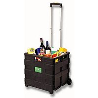 relaxdays Einkaufstrolley Kunststoff schwarz 42,0 x 37,0 x 39,0 cm relaxdays Einkaufstrolley Kunststoff schwarz 42,0 x 37,0 x 39,0 cm von RELAXDAYS