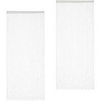relaxdays Fadenvorhang weiß 90,0 x 245,0 cm relaxdays Fadenvorhang weiß 90,0 x 245,0 cm von RELAXDAYS