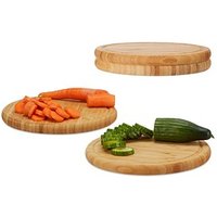 relaxdays Frühstücksbretter Natur 25,0 cm 4-tlg. relaxdays Frühstücksbretter Natur 25,0 cm 4-tlg. von RELAXDAYS