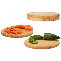 relaxdays Frühstücksbretter Natur 30,0 cm 4-tlg. relaxdays Frühstücksbretter Natur 30,0 cm 4-tlg. von RELAXDAYS