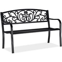relaxdays Gartenbank 10026114_0 schwarz Metall 127,0 cm relaxdays Gartenbank 10026114_0 schwarz Metall 127,0 cm von RELAXDAYS