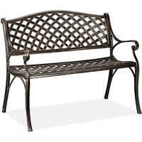 relaxdays Gartenbank 10030987_0 schwarz/bronze Metall 102,0 cm relaxdays Gartenbank 10030987_0 schwarz/bronze Metall 102,0 cm von RELAXDAYS