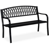 relaxdays Gartenbank 10030991_0 schwarz Metall 127,0 cm relaxdays Gartenbank 10030991_0 schwarz Metall 127,0 cm von RELAXDAYS