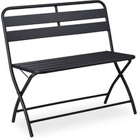 relaxdays Gartenbank 10036106_0 dunkelgrau Metall 90,0 cm relaxdays Gartenbank 10036106_0 dunkelgrau Metall 90,0 cm von RELAXDAYS