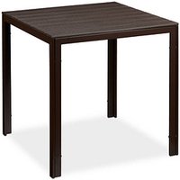 relaxdays Gartentisch braun quadratisch 77,5 x 77,5 x 74,5 cm relaxdays Gartentisch braun quadratisch 77,5 x 77,5 x 74,5 cm von RELAXDAYS