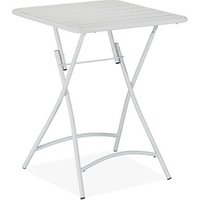 relaxdays Gartentisch weiß quadratisch 59,0 x 59,0 x 74,0 cm relaxdays Gartentisch weiß quadratisch 59,0 x 59,0 x 74,0 cm von RELAXDAYS