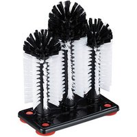 relaxdays Gläserspülbürsten-Set schwarz, weiß Kunststoff relaxdays Gläserspülbürsten-Set schwarz, weiß Kunststoff von RELAXDAYS