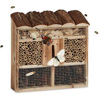 relaxdays Insektenhotel braun 30,5 x 9,5 x 31,0 cm relaxdays Insektenhotel braun 30,5 x 9,5 x 31,0 cm von RELAXDAYS