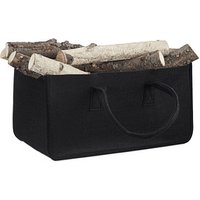 relaxdays Kaminholztasche 27,0 l schwarz 25,0 x 50,0 x 25,0 cm relaxdays Kaminholztasche 27,0 l schwarz 25,0 x 50,0 x 25,0 cm von RELAXDAYS