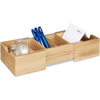 relaxdays Karteikasten DIN A8 braun ohne Deckel relaxdays Karteikasten DIN A8 braun ohne Deckel von RELAXDAYS
