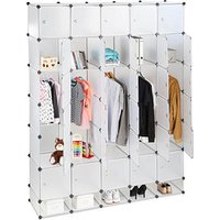 relaxdays Kleiderschrank, 10024527_50 transparent 180,0 x 46,5 x 234,0 cm relaxdays Kleiderschrank, 10024527_50 transparent 180,0 x 46,5 x 234,0 cm von RELAXDAYS