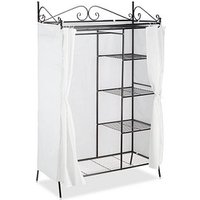 relaxdays Kleiderständer COUNTRY schwarz Metall 105,0 x 172,0 cm relaxdays Kleiderständer COUNTRY schwarz Metall 105,0 x 172,0 cm von RELAXDAYS