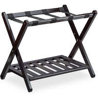 relaxdays Kofferständer 10021560_0 braun, 1 St. von RELAXDAYS