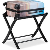 relaxdays Kofferständer 10024306_46 schwarz, 1 St. von RELAXDAYS