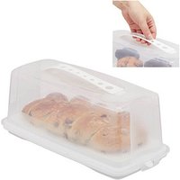 relaxdays Kuchenbehälter für Kastenform 37,0 x 16,0 cm relaxdays Kuchenbehälter für Kastenform 37,0 x 16,0 cm von RELAXDAYS