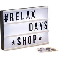 relaxdays Lightbox weiß von RELAXDAYS