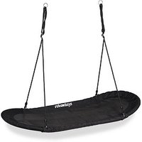relaxdays Nestschaukel XXL schwarz relaxdays Nestschaukel XXL schwarz von RELAXDAYS