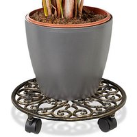 relaxdays Pflanzenroller Metall bronze rund 7,5 cm relaxdays Pflanzenroller Metall bronze rund 7,5 cm von RELAXDAYS