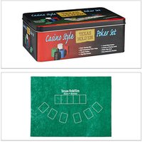relaxdays Poker-Set TEXAS HOLD'EM Kartenspiel, 1 Set relaxdays Poker-Set TEXAS HOLD'EM Kartenspiel, 1 Set von RELAXDAYS