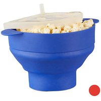 relaxdays Popcornmaker für Mikrowelle blau, 1 St. relaxdays Popcornmaker für Mikrowelle blau, 1 St. von RELAXDAYS