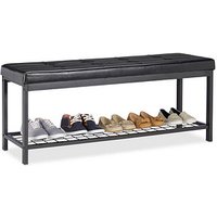 relaxdays Schuhbank 10023311_46 schwarz Metall 115,0 cm relaxdays Schuhbank 10023311_46 schwarz Metall 115,0 cm von RELAXDAYS