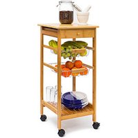 relaxdays Servierwagen JAMES S braun 37,0 x 37,0 x 80,5 cm relaxdays Servierwagen JAMES S braun 37,0 x 37,0 x 80,5 cm von RELAXDAYS
