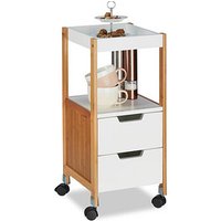 relaxdays Servierwagen braun 30,0 x 30,0 x 69,0 cm relaxdays Servierwagen braun 30,0 x 30,0 x 69,0 cm von RELAXDAYS