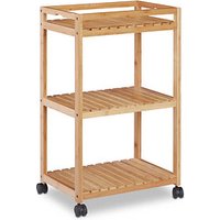 relaxdays Servierwagen braun 47,0 x 32,5 x 77,0 cm relaxdays Servierwagen braun 47,0 x 32,5 x 77,0 cm von RELAXDAYS