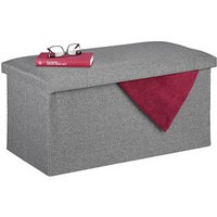 relaxdays Sitztruhe 10031616_940 hellgrau Holz 76,5 cm relaxdays Sitztruhe 10031616_940 hellgrau Holz 76,5 cm von RELAXDAYS