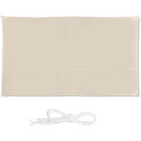 relaxdays Sonnensegel rechteckig beige 3,0 x 4,0 m von RELAXDAYS