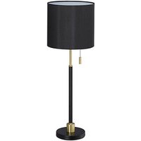 relaxdays Tischlampe schwarz, gold von RELAXDAYS