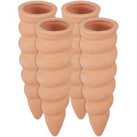relaxdays Tonkegel für Bewässerung, 4 St. relaxdays Tonkegel für Bewässerung, 4 St. von RELAXDAYS