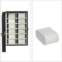 relaxdays Uhrenbox schwarz 31,0 x 20,0 x 8,0 cm relaxdays Uhrenbox schwarz 31,0 x 20,0 x 8,0 cm von RELAXDAYS