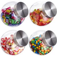 relaxdays Vorratsdosen 15,5 cm hoch transparent 1,5 l, 4 St. relaxdays Vorratsdosen 15,5 cm hoch transparent 1,5 l, 4 St. von RELAXDAYS