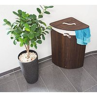 relaxdays Wäschekorb braun, 1 St. von RELAXDAYS