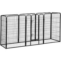 relaxdays Welpenauslauf Größe XXL schwarz 76,5 x 235,0 x 120,0 cm relaxdays Welpenauslauf Größe XXL schwarz 76,5 x 235,0 x 120,0 cm von RELAXDAYS