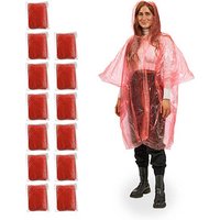 relaxdays unisex Einweg-Regenponcho rot Einheitsgröße 13 St. relaxdays unisex Einweg-Regenponcho rot Einheitsgröße 13 St. von RELAXDAYS