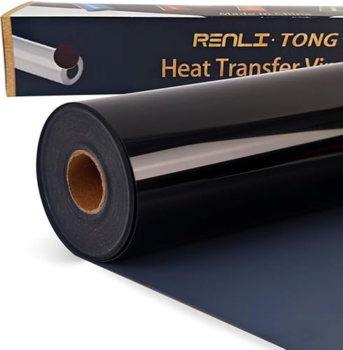 Renlitong HTV-Vinyl-Rolle zum Aufbügeln, 30,5 cm x 12,2 m, HTV-Wärmetransfer-Vinyl für T-Shirt, HTV-Vinyl-Rollen für alle Schneidemaschinen, leicht zu schneiden und zu entjäten, für Renlitong HTV-Vinyl-Rolle zum Aufbügeln, 30,5 cm x 12,2 m, HTV-Wärmetransfer-Vinyl für T-Shirt, HTV-Vinyl-Rollen für alle Schneidemaschinen, leicht zu schneiden und zu entjäten, für von RENLI·TONG