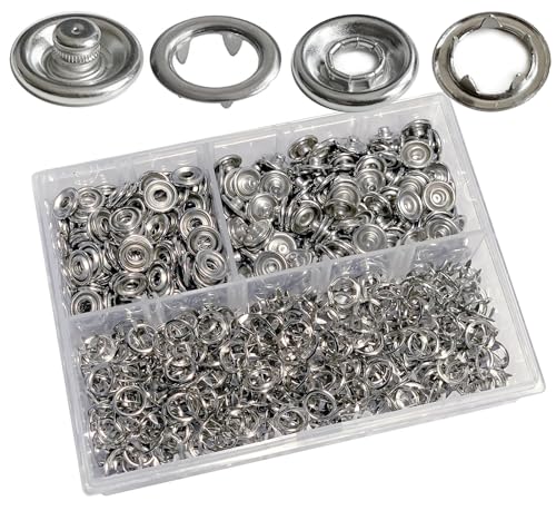 Jersey Druckknopf Metall Set, 150set Φ11mm Jersey Druckknöpfe Metall Nähzubehör Buttons Knöpfe zum Annähen Jessey Snaps für DIY Basteln Stoff, Kleidung Taschen Jersey Druckknopf Metall Set, 150set Φ11mm Jersey Druckknöpfe Metall Nähzubehör Buttons Knöpfe zum Annähen Jessey Snaps für DIY Basteln Stoff, Kleidung Taschen von RERI
