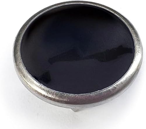 Pearlen Snaps 20 Set Jersey-Knöpfe Druckknöpfe 11 mm für DIY, Nähen und Basteln (20 Set Schwarz) von RERI