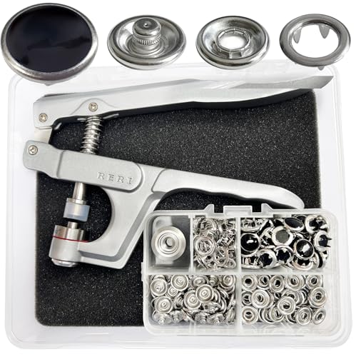 Perlen Druckknöpfe Mit Zange Metall Druckknopf, Jersey Druckknöpfe Für DIY Basteln Kinder Kleidung Western Hemd,Handgemaakt,Kleding Repareren Perlen Druckknöpfe Mit Zange Metall Druckknopf, Jersey Druckknöpfe Für DIY Basteln Kinder Kleidung Western Hemd,Handgemaakt,Kleding Repareren von RERI