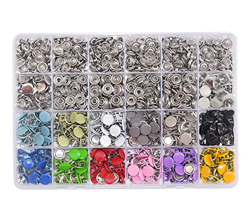 Jersey Druckknöpfe, 280 Stück Φ10mm 14 Farbe Jersey Snaps Metall Druckknopf Set, Nähzubehör Buttons Knöpfe zum Annähen Werkzeug Jessey Snaps Für ür Baby Kinderbekleidung Sewing Jersey Druckknöpfe, 280 Stück Φ10mm 14 Farbe Jersey Snaps Metall Druckknopf Set, Nähzubehör Buttons Knöpfe zum Annähen Werkzeug Jessey Snaps Für ür Baby Kinderbekleidung Sewing von RERI