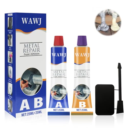 WAWJ® Magic Welding Glue, Extra Starker Kleber Schweissnaht Kleber Sekundenkleber, Metall Reparatur Paste Reparatur Mittel, Magischer Schweißkleber zum Reparieren Gussfehler verwendet (50g) von RESHUBO